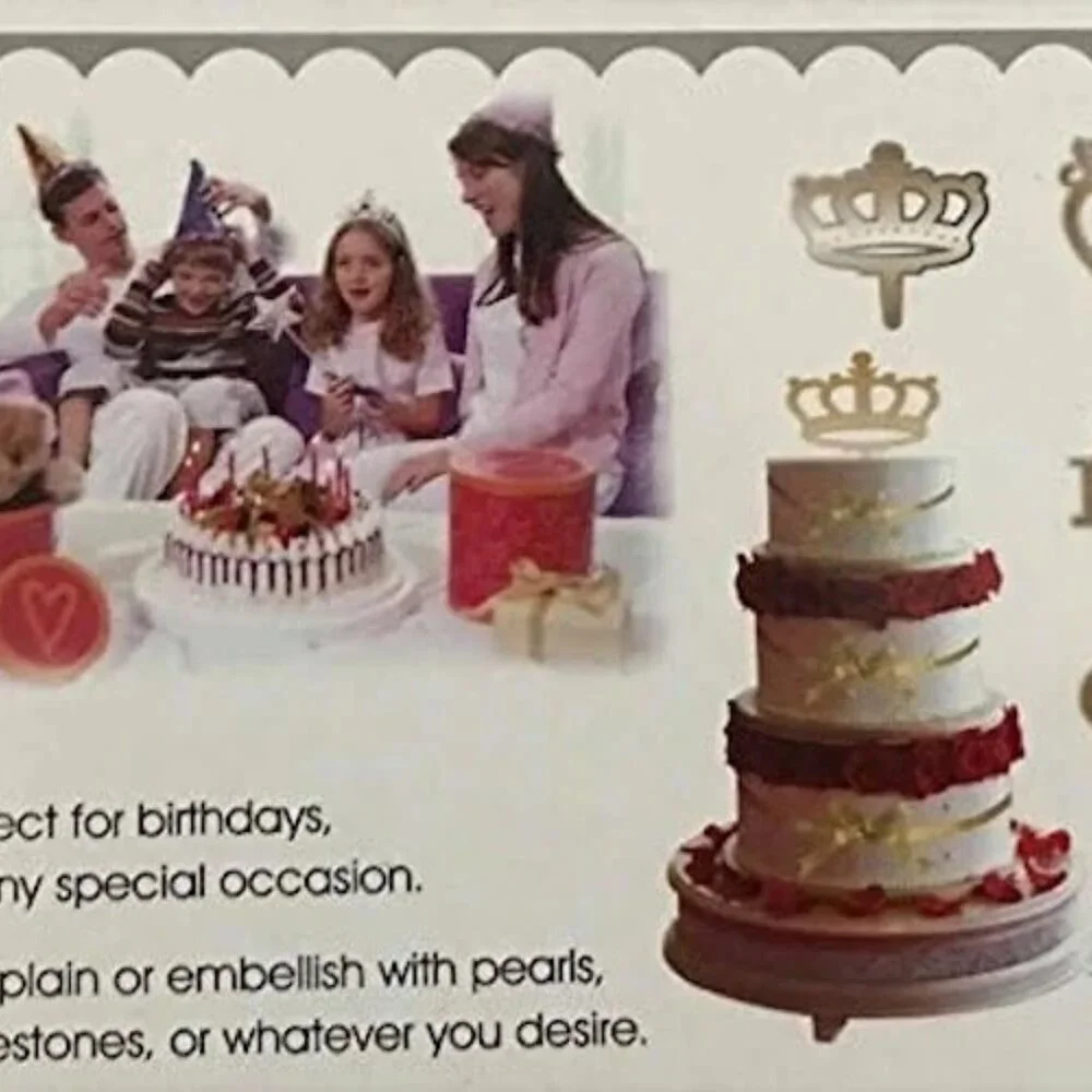 Baby Shower Gold Cake Topper Party Decoration Keepsake